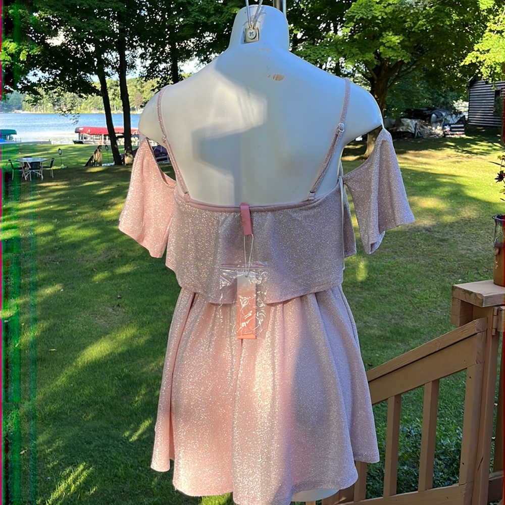NWT Blossom sparkly romper 6-8 - Picture 6 of 15